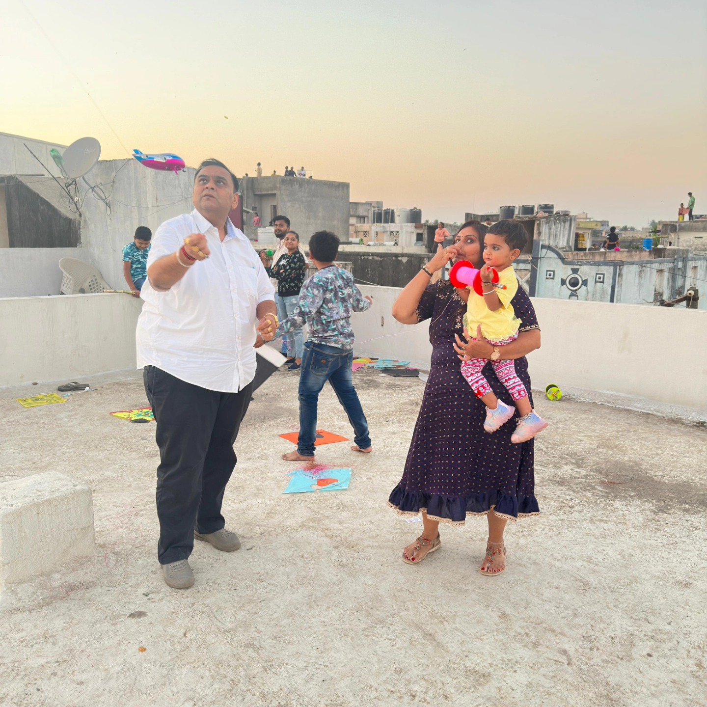 તા.૧૪/૦૧/૨૦૨૪ ઉત્તરાયણ પર્વની પરિવાર સાથે હર્ષોલ્લાસથી ઊજવણી કરી.